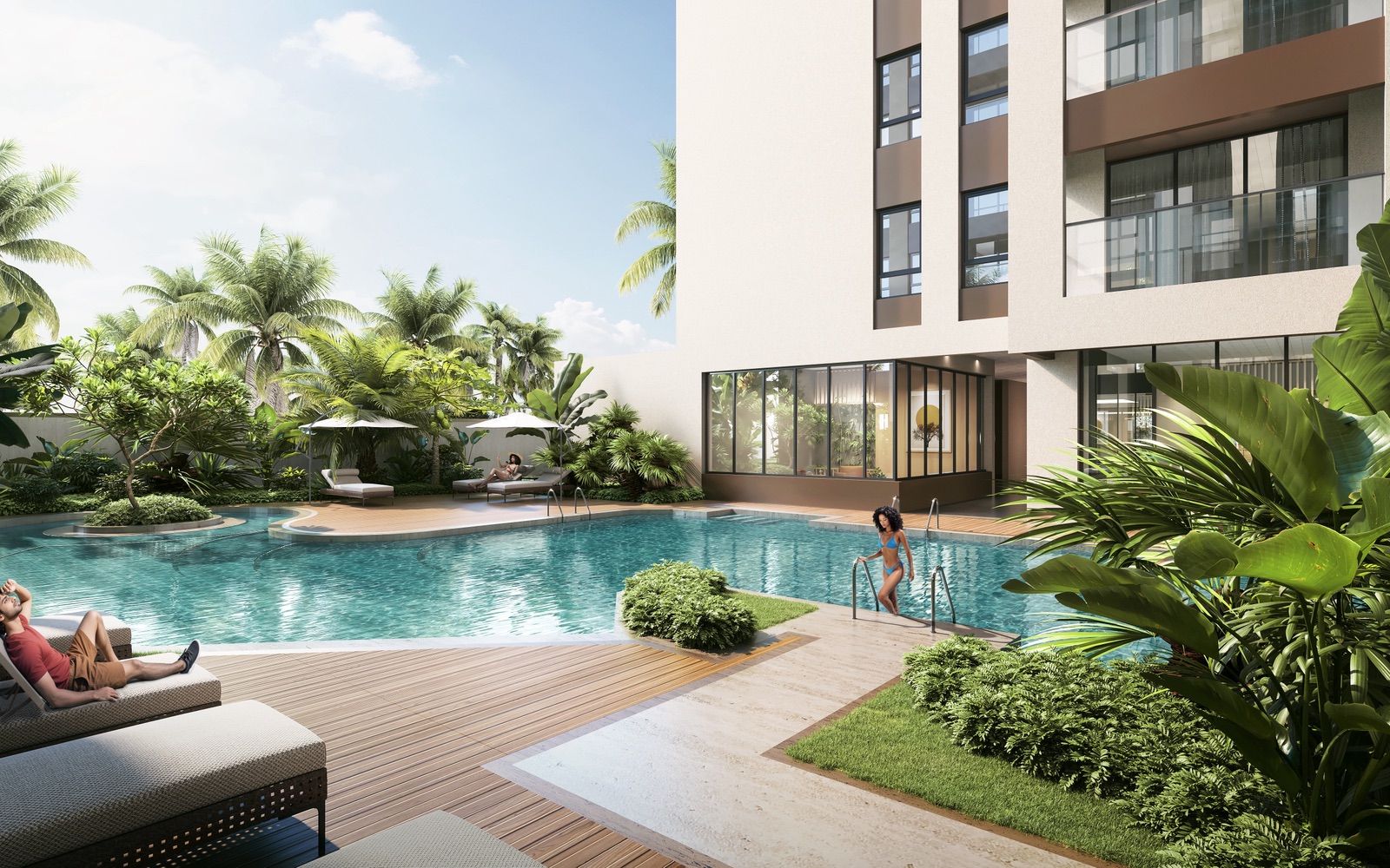 3 Bedroom apartment resort-style living